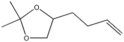2,2-Dimethyl-4-(3-butenyl)-1,3-dioxolane 结构式