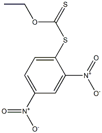 Dithiocarbonic acid O-ethyl S-(2,4-dinitrophenyl) ester 结构式