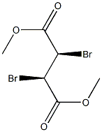 (2R,3R)-2,3-Dibromosuccinic acid dimethyl ester 结构式