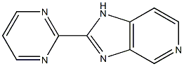 2-(Pyrimidin-2-yl)-1H-imidazo[4,5-c]pyridine 结构式