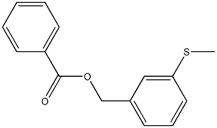 Benzoic acid 3-(methylthio)benzyl ester 结构式