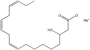 3-Hydroxylinoleic acid sodium salt 结构式