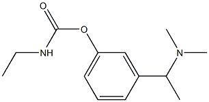 N-Ethylcarbamic acid 3-(1-dimethylaminoethyl)phenyl ester 结构式