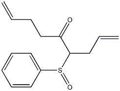 4-(Phenylsulfinyl)-1,8-nonadien-5-one 结构式