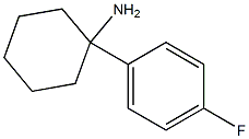 1-(4-Fluorophenyl)cyclohexylamine 结构式