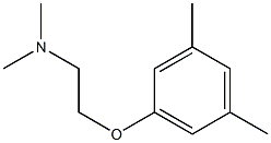 N,N-Dimethyl-2-(3,5-dimethylphenoxy)ethanamine 结构式