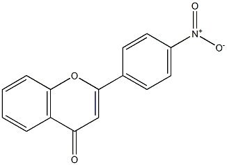 4'-Nitroflavone 结构式