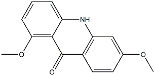 1,6-Dimethoxyacridin-9(10H)-one 结构式