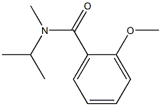 N-Isopropyl-N-methyl-2-methoxybenzamide 结构式