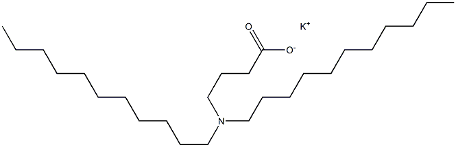 4-(Diundecylamino)butyric acid potassium salt 结构式