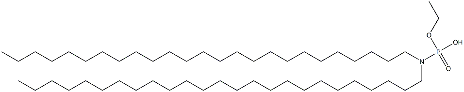 N,N-Dipentacosylamidophosphoric acid hydrogen ethyl ester 结构式