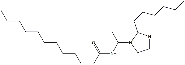 1-(1-Lauroylaminoethyl)-2-hexyl-3-imidazoline 结构式