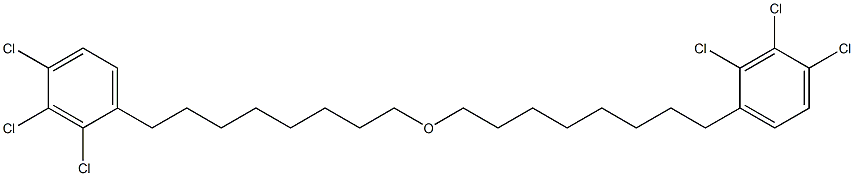 2,3,4-Trichlorophenyloctyl ether 结构式