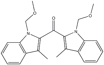 Methoxymethyl(3-methyl-1H-indol-2-yl) ketone 结构式