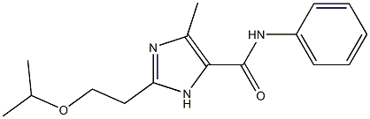 N-Phenyl-4-methyl-2-(2-isopropoxyethyl)-1H-imidazole-5-carboxamide 结构式