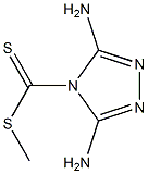 3,5-Diamino-4H-1,2,4-triazole-4-dithiocarboxylic acid methyl ester 结构式