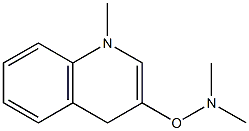 1-Methyl-3-(dimethylaminooxy)-1,4-dihydroquinoline 结构式