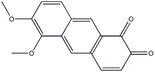 5,6-Dimethoxy-1,2-anthraquinone 结构式