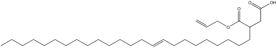 3-(9-Tetracosenyl)succinic acid 1-hydrogen 4-allyl ester 结构式