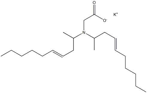 N,N-Di(4-decen-2-yl)glycine potassium salt 结构式