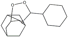 5'-Cyclohexylspiro[adamantane-2,3'-[1,2]dioxa[4]thiacyclopentane] 结构式