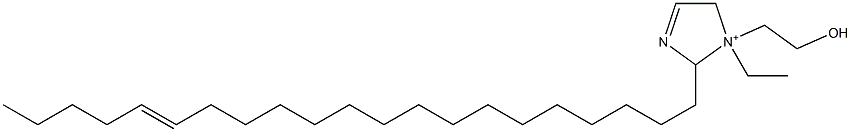 1-Ethyl-2-(16-henicosenyl)-1-(2-hydroxyethyl)-3-imidazoline-1-ium 结构式