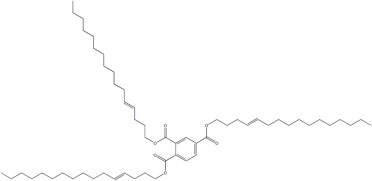 1,2,4-Benzenetricarboxylic acid tri(4-hexadecenyl) ester 结构式