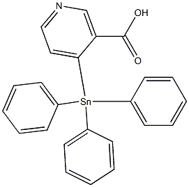 Triphenylstannylnicotnic acid 结构式