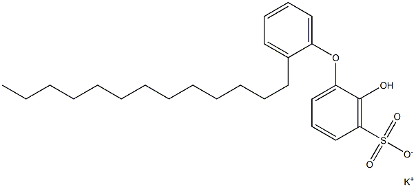 2-Hydroxy-2'-tridecyl[oxybisbenzene]-3-sulfonic acid potassium salt 结构式