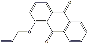 1-(2-Propenyloxy)-9,10-anthraquinone 结构式