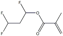 Methacrylic acid (1,3,3-trifluoropropyl) ester 结构式