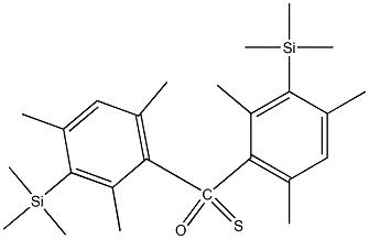 Trimethylsilyl(2,4,6-trimethylphenyl) thioketoneoxide 结构式