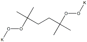 2,5-Dimethyl-2,5-bis(potassioperoxy)hexane 结构式