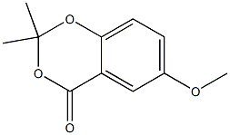 6-Methoxy-2,2-dimethyl-4H-1,3-benzodioxin-4-one 结构式