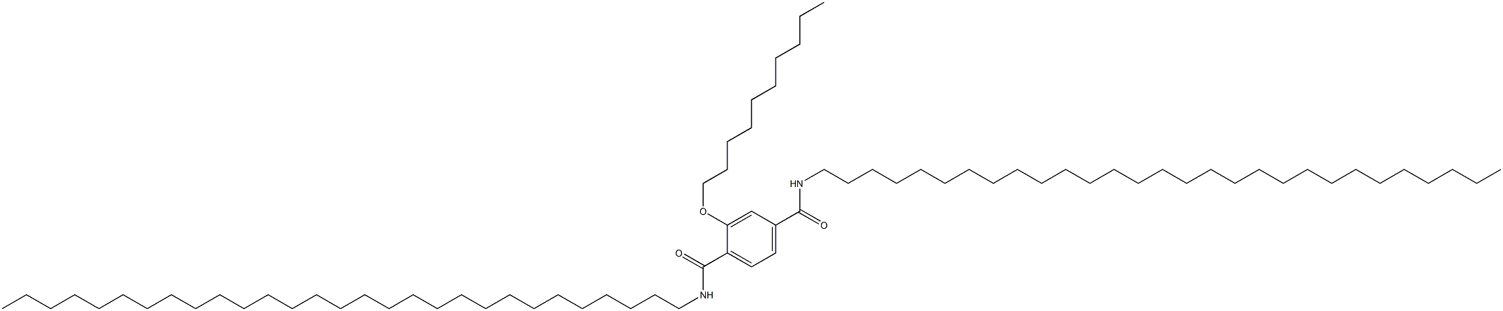 2-(Decyloxy)-N,N'-dinonacosylterephthalamide 结构式
