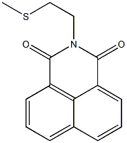 2-[2-(Methylthio)ethyl]-1H-benzo[de]isoquinoline-1,3(2H)-dione 结构式