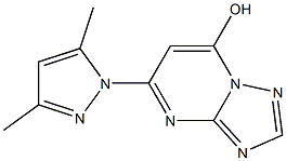 5-(3,5-Dimethyl-1H-pyrazol-1-yl)-7-hydroxy[1,2,4]triazolo[1,5-a]pyrimidine 结构式