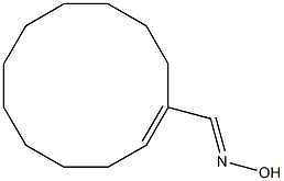 Cyclododecene-1-carbaldehyde oxime 结构式