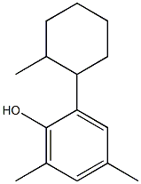 4,6-Dimethyl-2-(2-methylcyclohexyl)phenol 结构式