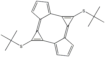 1,5-Di(tert-butylthio)dicyclopenta[a,e]dicyclopropa[c,g]cyclooctene 结构式