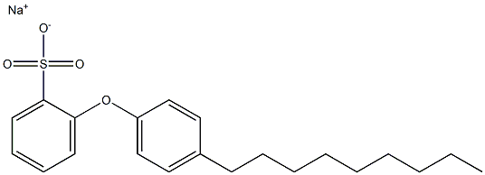 2-(4-Nonylphenoxy)benzenesulfonic acid sodium salt 结构式