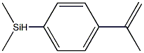 p-Isopropenylphenyldimethylsilane 结构式