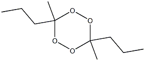 3,6-Dimethyl-3,6-dipropyl-1,2,4,5-tetroxane 结构式