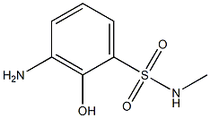 3-Amino-2-hydroxy-N-methylbenzenesulfonamide 结构式
