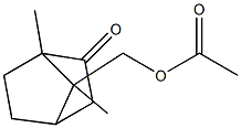 8-Acetoxy-2-bornanone 结构式