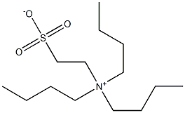 N,N-Dibutyl-N-(2-sulfonatoethyl)-1-butanaminium 结构式