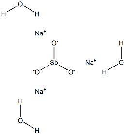 Sodium antimonite trihydrate 结构式