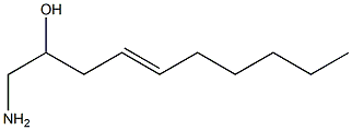 1-Amino-4-decen-2-ol 结构式