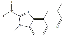 3,8-Dimethyl-2-nitro-3H-imidazo[4,5-f]quinoline 结构式