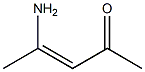 (Z)-4-Amino-3-penten-2-one 结构式